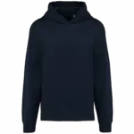 PS_K4018_NAVY - Hidalgo-werbeartikel Oversized fleece sweater met capuchon, navy — productfoto 24