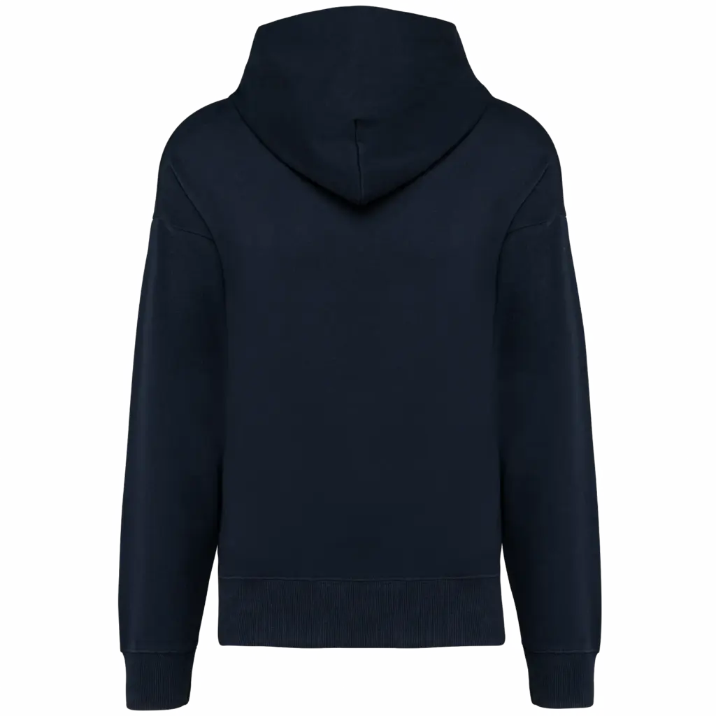 PS_K4018-B_NAVY - Hidalgo-werbeartikel Oversized fleece sweater met capuchon, navy — productfoto 25