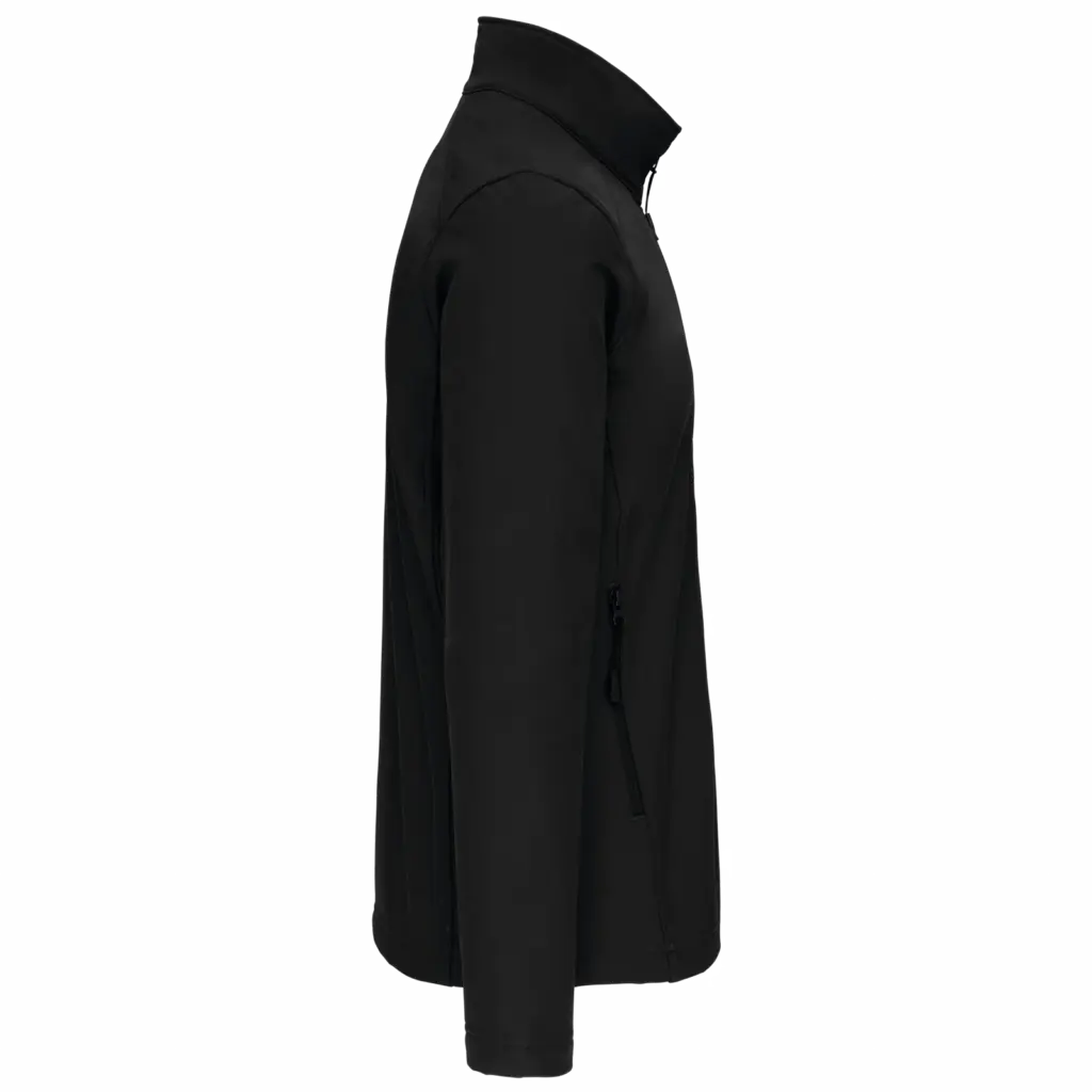 PS_K402-S_BLACK - Hidalgo-werbeartikel Kindersoftshelljas, black — productfoto 12