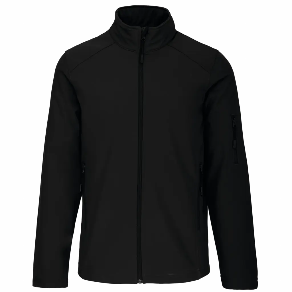 PS_K402_BLACK - Hidalgo-werbeartikel Kindersoftshelljas, black — productfoto 13