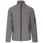 PS_K402_MARLGREY - Hidalgo-werbeartikel Kindersoftshelljas, marl grey — productfoto 16