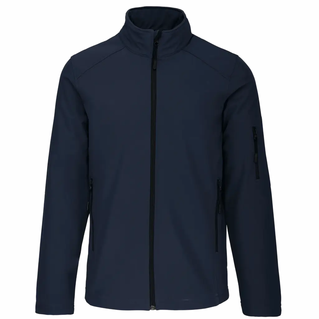 PS_K402_NAVY - Hidalgo-werbeartikel Kindersoftshelljas, navy — productfoto 19
