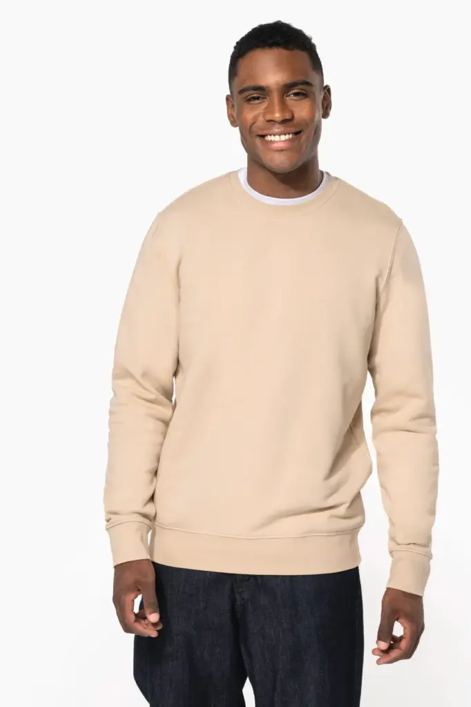 Ecologische sweater met ronde hals