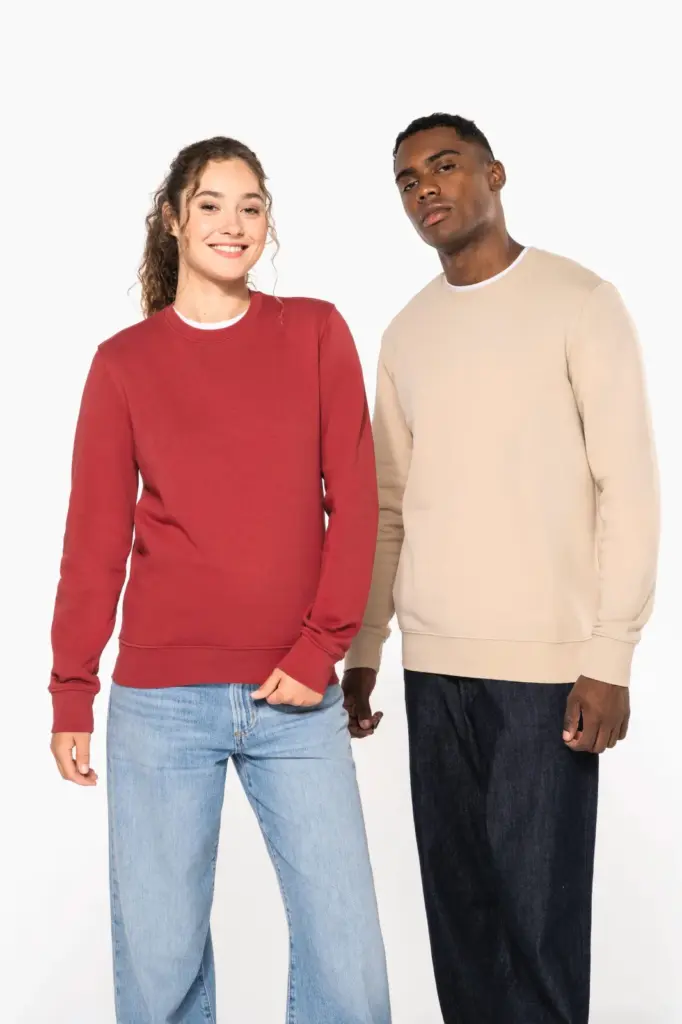 K4025-14_2026 - Hidalgo-werbeartikel Ecologische sweater met ronde hals — productfoto 7