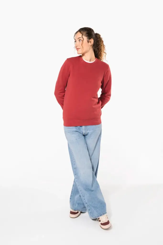 K4025-17_2026 - Hidalgo-werbeartikel Ecologische sweater met ronde hals — productfoto 17