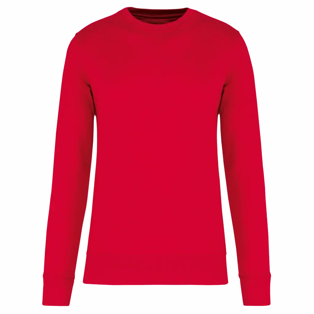 PS_K4025_RED - Hidalgo-werbeartikel Ecologische sweater met ronde hals — productfoto 77