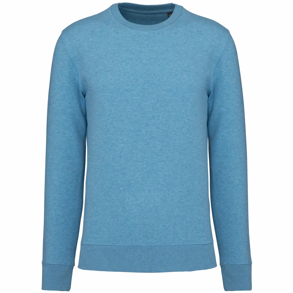 PS_K4025_CLOUDYBLUEHEATHER - Hidalgo-werbeartikel Ecologische sweater met ronde hals, cloudy blue heather — productfoto 26