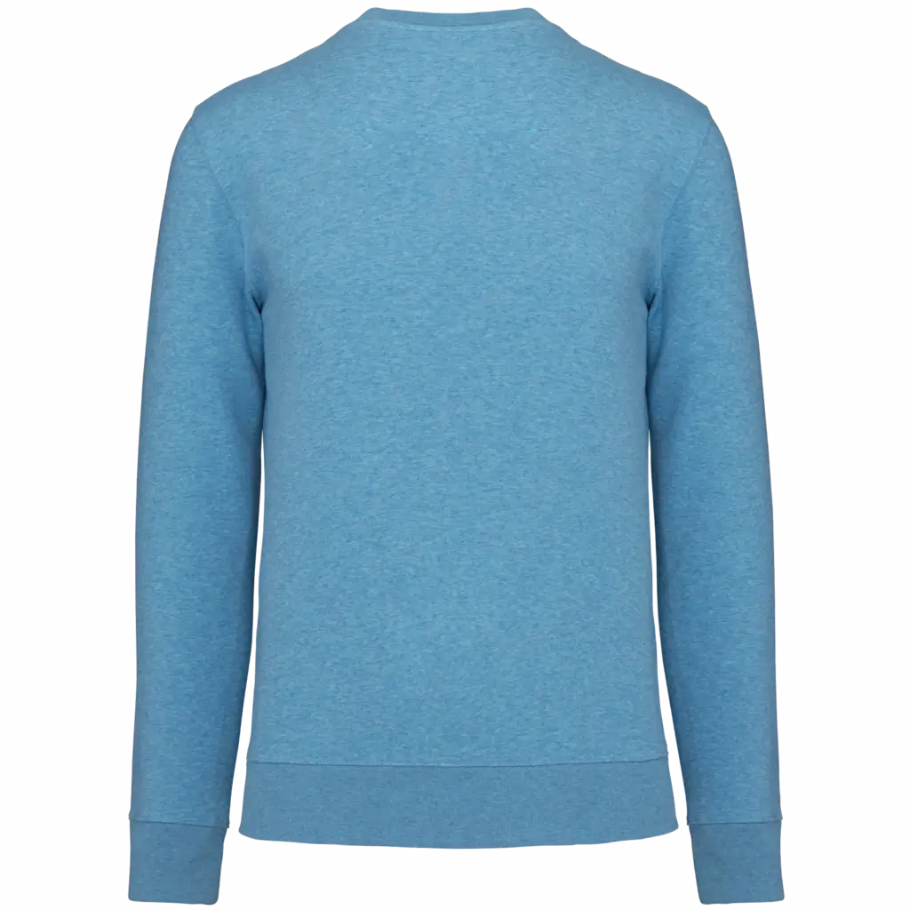 PS_K4025-B_CLOUDYBLUEHEATHER - Hidalgo-werbeartikel Ecologische sweater met ronde hals, cloudy blue heather — productfoto 27