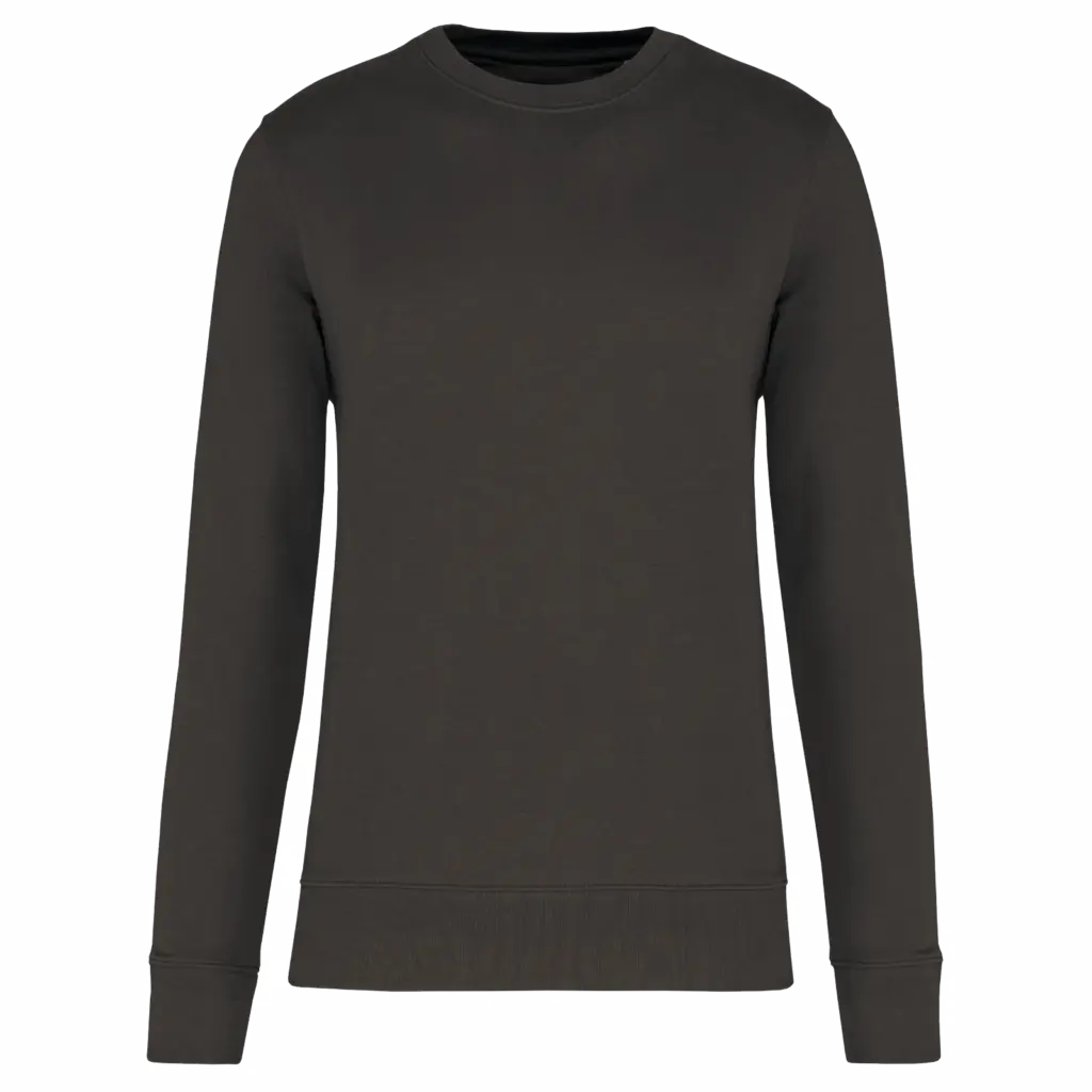 PS_K4025_DARKGREY - Hidalgo-werbeartikel Ecologische sweater met ronde hals, dark grey — productfoto 29