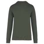 PS_K4025-B_DARKKHAKI - Hidalgo-werbeartikel Ecologische sweater met ronde hals, dark khaki — productfoto 33