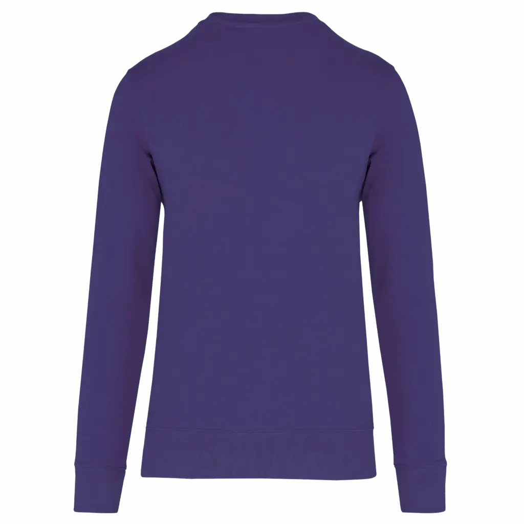 PS_K4025-B_DEEPPURPLE - Hidalgo-werbeartikel Ecologische sweater met ronde hals, deep purple — productfoto 39