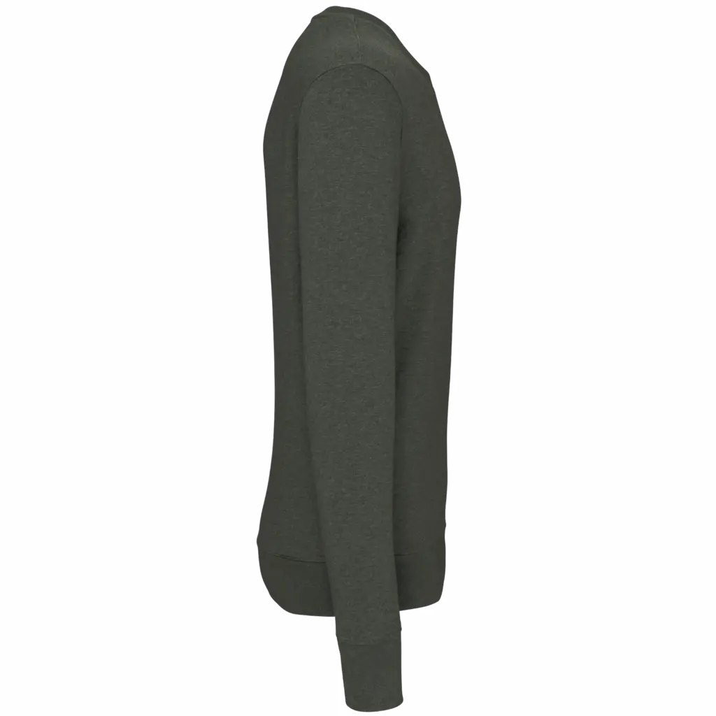PS_K4025-S_GREENMARBLEHEATHER - Hidalgo-werbeartikel Ecologische sweater met ronde hals, green marble heather — productfoto 46