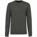 PS_K4025_GREENMARBLEHEATHER - Hidalgo-werbeartikel Ecologische sweater met ronde hals, green marble heather — productfoto 47