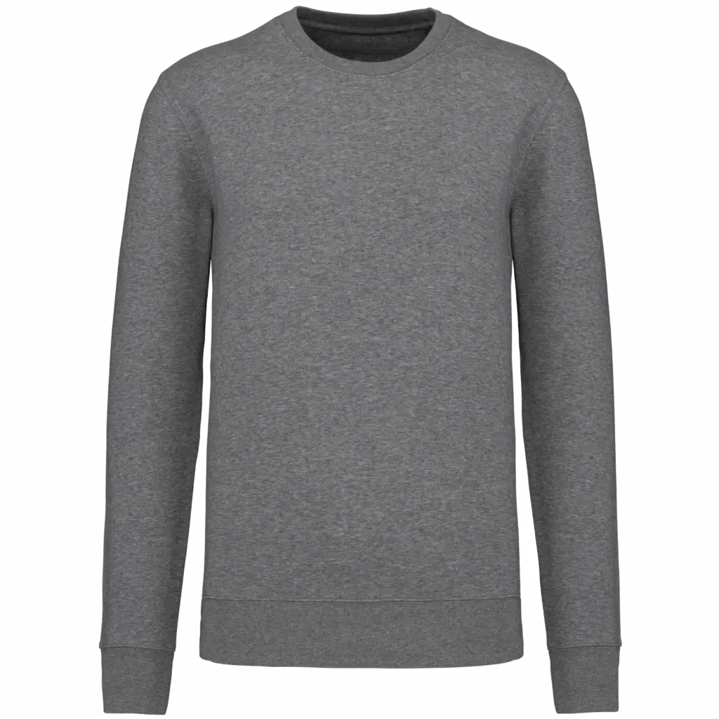 PS_K4025_GREYHEATHER - Hidalgo-werbeartikel Ecologische sweater met ronde hals, grey heather — productfoto 50