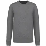 PS_K4025_GREYHEATHER - Hidalgo-werbeartikel Ecologische sweater met ronde hals, grey heather — productfoto 50