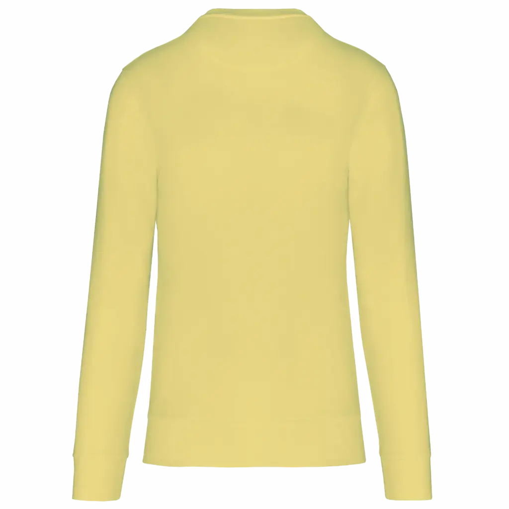 PS_K4025-B_LEMONYELLOW - Hidalgo-werbeartikel Ecologische sweater met ronde hals, lemon yellow — productfoto 60