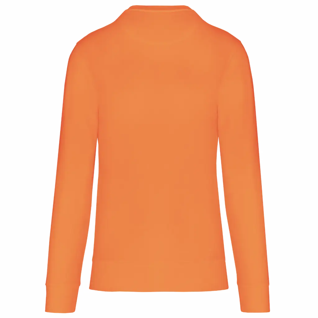 PS_K4025-B_LIGHTORANGE - Hidalgo-werbeartikel Ecologische sweater met ronde hals, light orange — productfoto 63