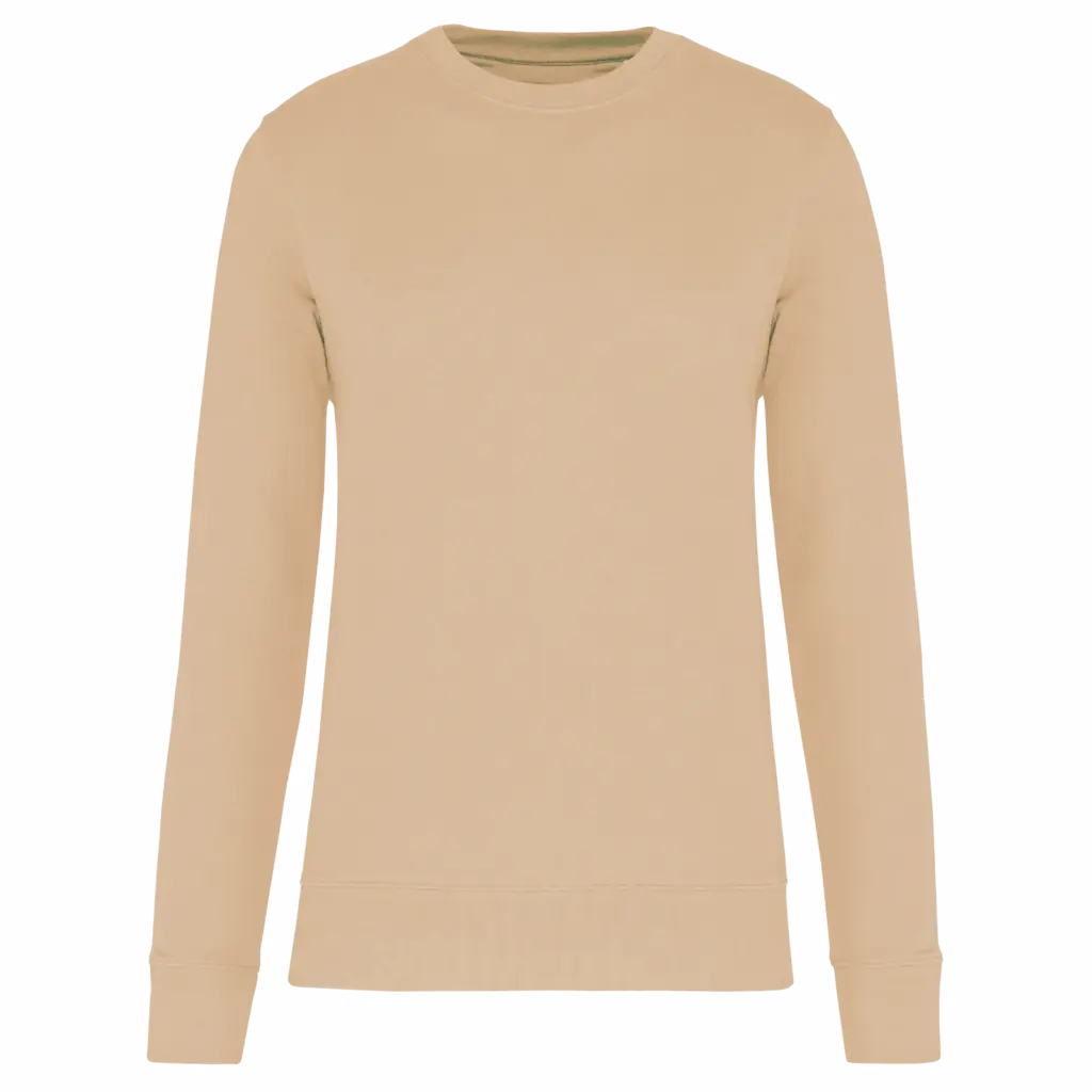 PS_K4025_LIGHTSAND - Hidalgo-werbeartikel Ecologische sweater met ronde hals, light sand — productfoto 68