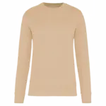 PS_K4025_LIGHTSAND - Hidalgo-werbeartikel Ecologische sweater met ronde hals, light sand — productfoto 68