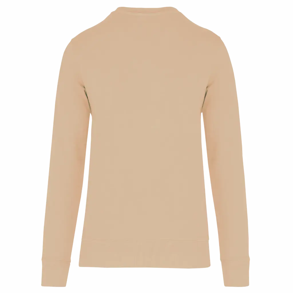PS_K4025-B_LIGHTSAND - Hidalgo-werbeartikel Ecologische sweater met ronde hals, light sand — productfoto 69