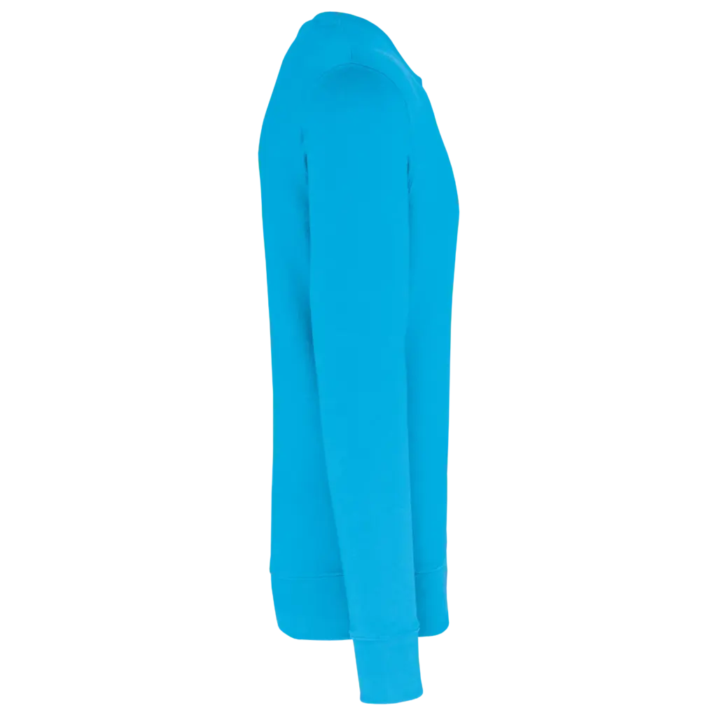 PS_K4025-S_SEATURQUOISE - Hidalgo-werbeartikel Ecologische sweater met ronde hals, sea turquoise — productfoto 82