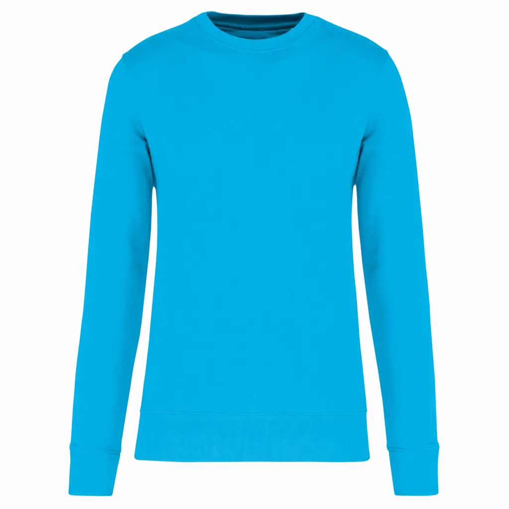 PS_K4025_SEATURQUOISE - Hidalgo-werbeartikel Ecologische sweater met ronde hals, sea turquoise — productfoto 83