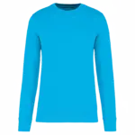 PS_K4025_SEATURQUOISE - Hidalgo-werbeartikel Ecologische sweater met ronde hals, sea turquoise — productfoto 83