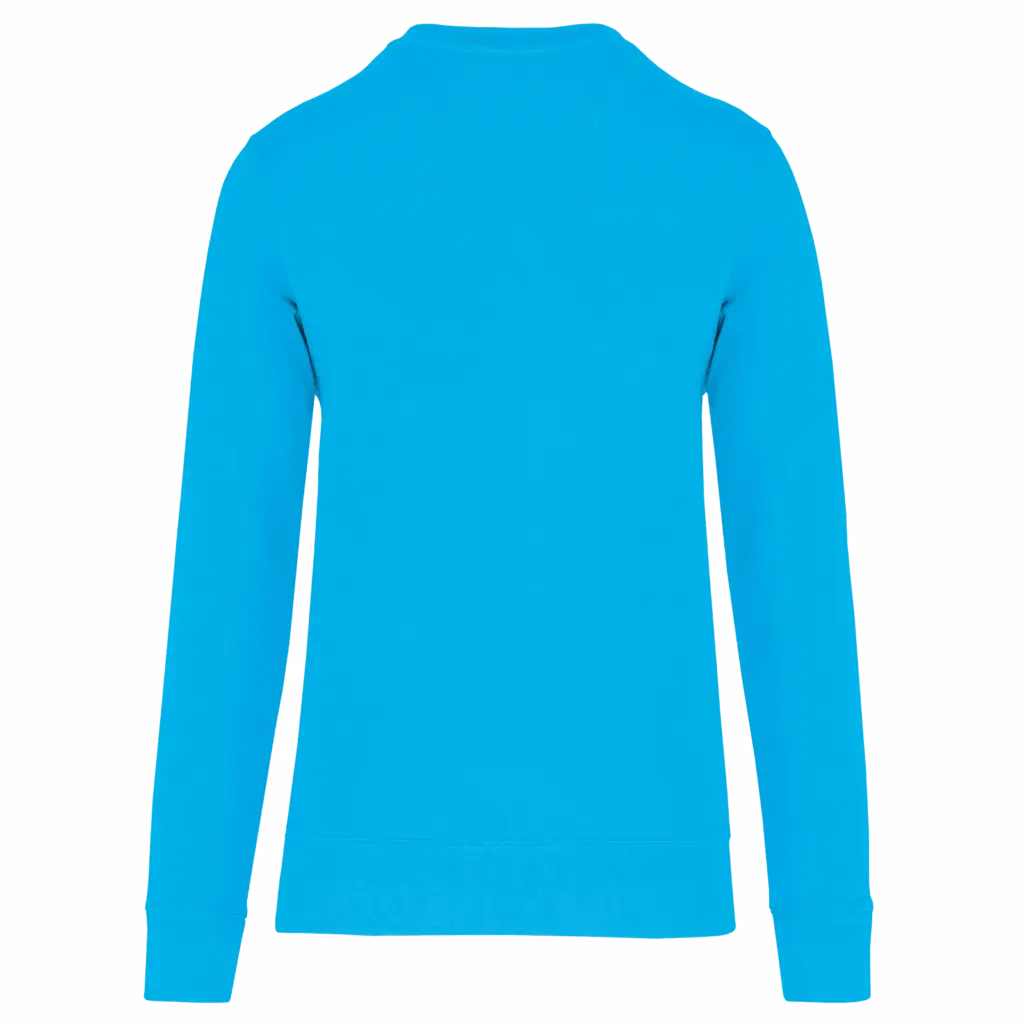 PS_K4025-B_SEATURQUOISE - Hidalgo-werbeartikel Ecologische sweater met ronde hals, sea turquoise — productfoto 84