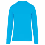 PS_K4025-B_SEATURQUOISE - Hidalgo-werbeartikel Ecologische sweater met ronde hals, sea turquoise — productfoto 84