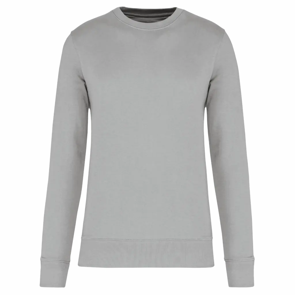 PS_K4025_SNOWGREY - Hidalgo-werbeartikel Ecologische sweater met ronde hals, snow grey — productfoto 89