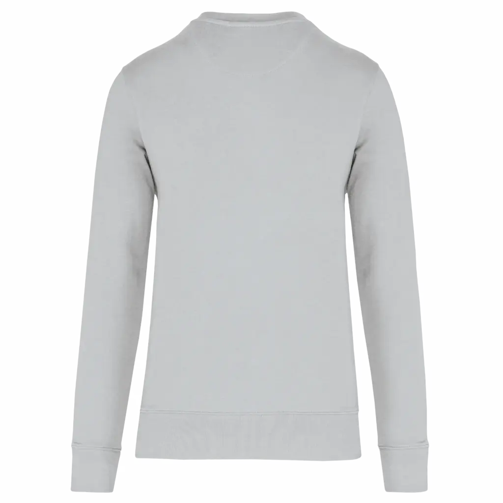 PS_K4025-B_SNOWGREY - Hidalgo-werbeartikel Ecologische sweater met ronde hals, snow grey — productfoto 90