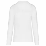 PS_K4025-B_WHITE - Hidalgo-werbeartikel Ecologische sweater met ronde hals, white — productfoto 99