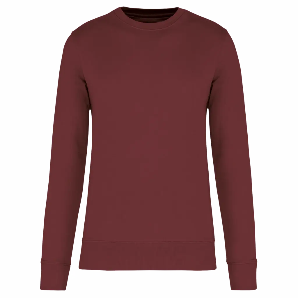PS_K4025_WINE - Hidalgo-werbeartikel Ecologische sweater met ronde hals, wine — productfoto 101