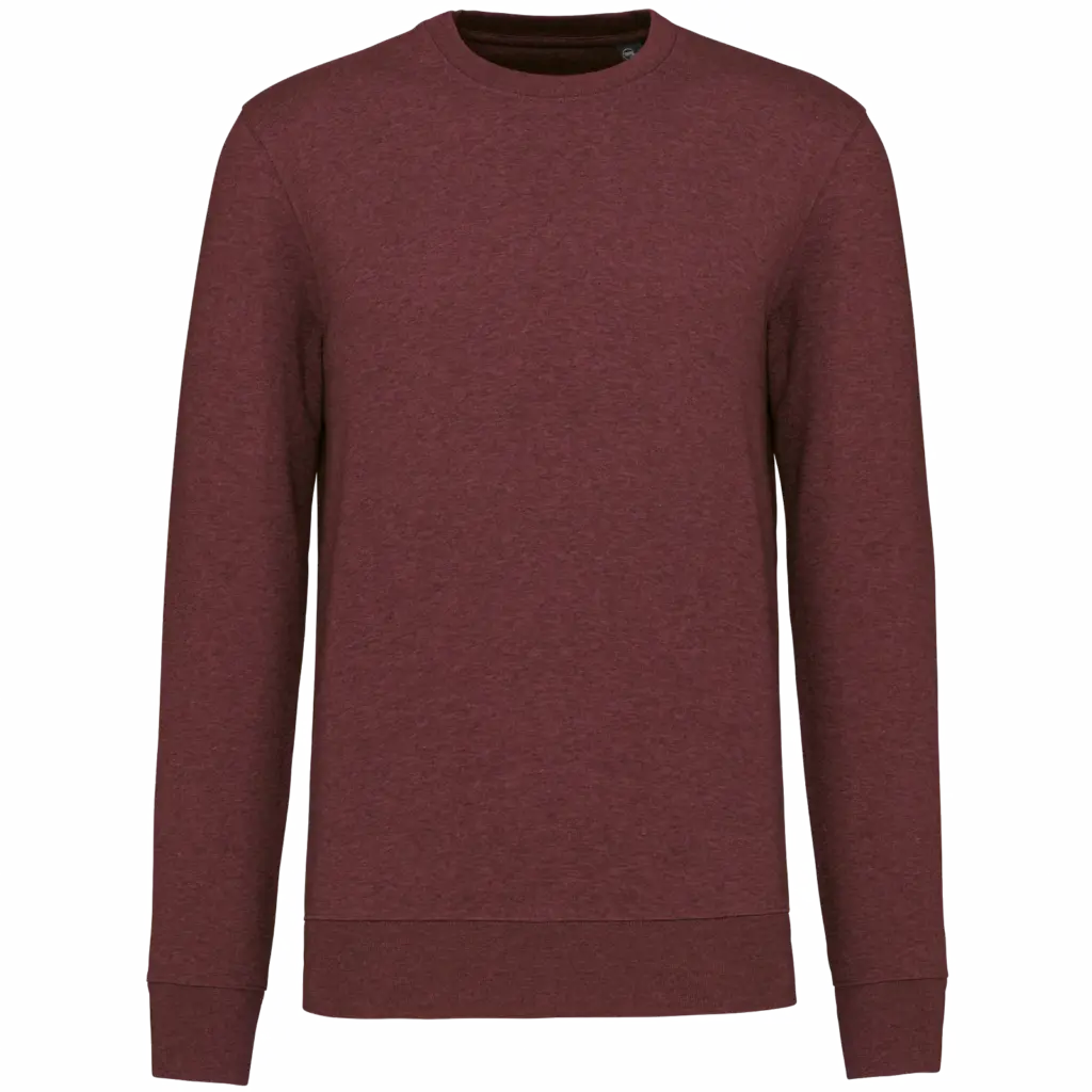 PS_K4025_WINEHEATHER - Hidalgo-werbeartikel Ecologische sweater met ronde hals, wine heather — productfoto 104