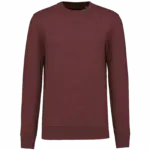 PS_K4025_WINEHEATHER - Hidalgo-werbeartikel Ecologische sweater met ronde hals, wine heather — productfoto 104
