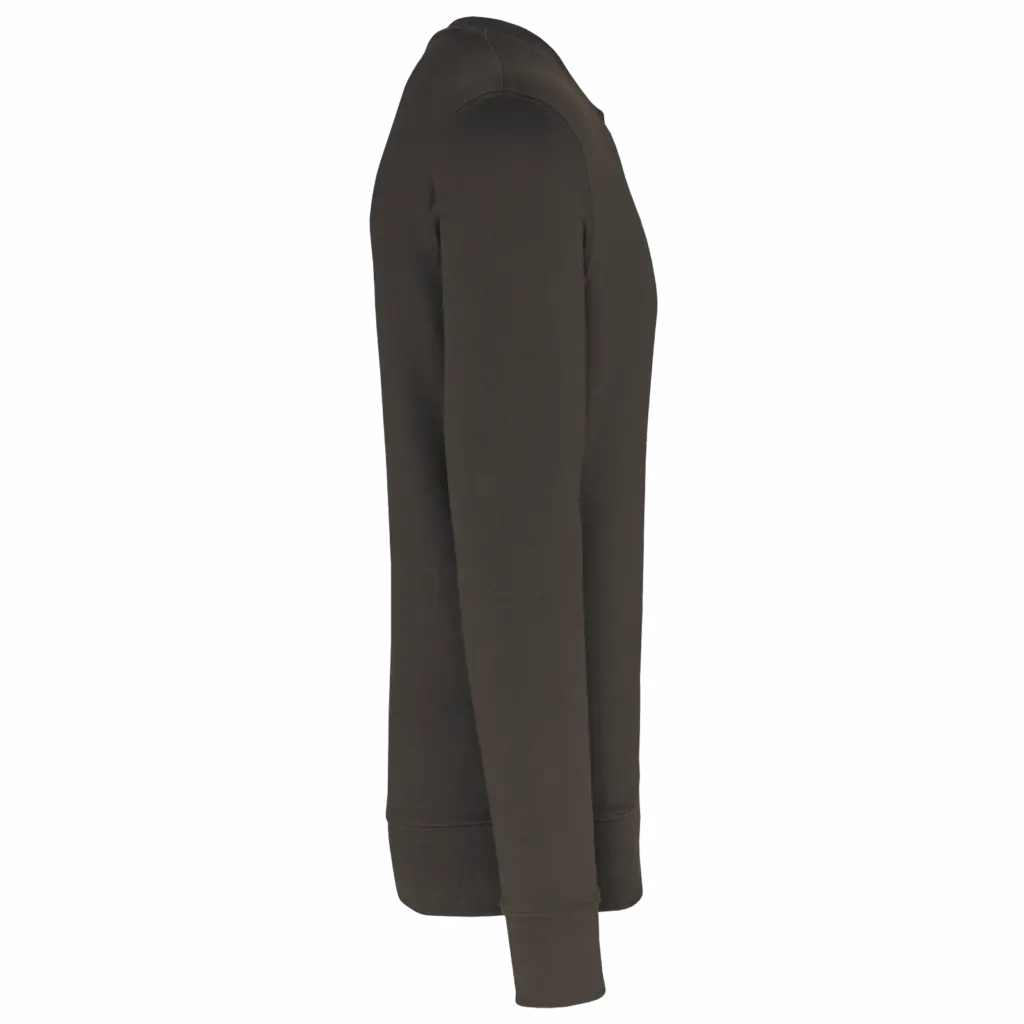Ecologische kindersweater met ronde hals, dark grey — productfoto 5