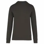 Ecologische kindersweater met ronde hals, dark grey — productfoto 7