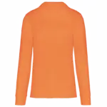 Ecologische kindersweater met ronde hals, light orange — productfoto 13