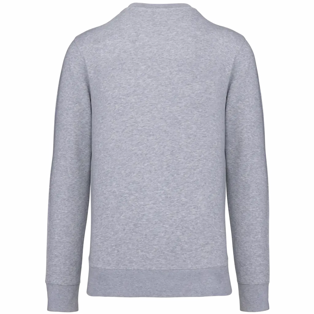Ecologische kindersweater met ronde hals, oxford grey — productfoto 22