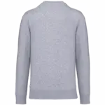 Ecologische kindersweater met ronde hals, oxford grey — productfoto 22