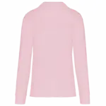 Ecologische kindersweater met ronde hals, pale pink — productfoto 25