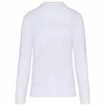 Ecologische kindersweater met ronde hals, white — productfoto 34