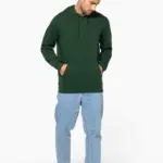 K4027-5_2025 - Hidalgo Ecologische herensweater met capuchon — productfoto 6