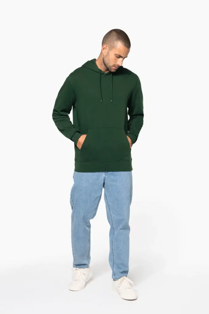 K4027-5_2025 - Hidalgo Ecologische herensweater met capuchon — productfoto 6