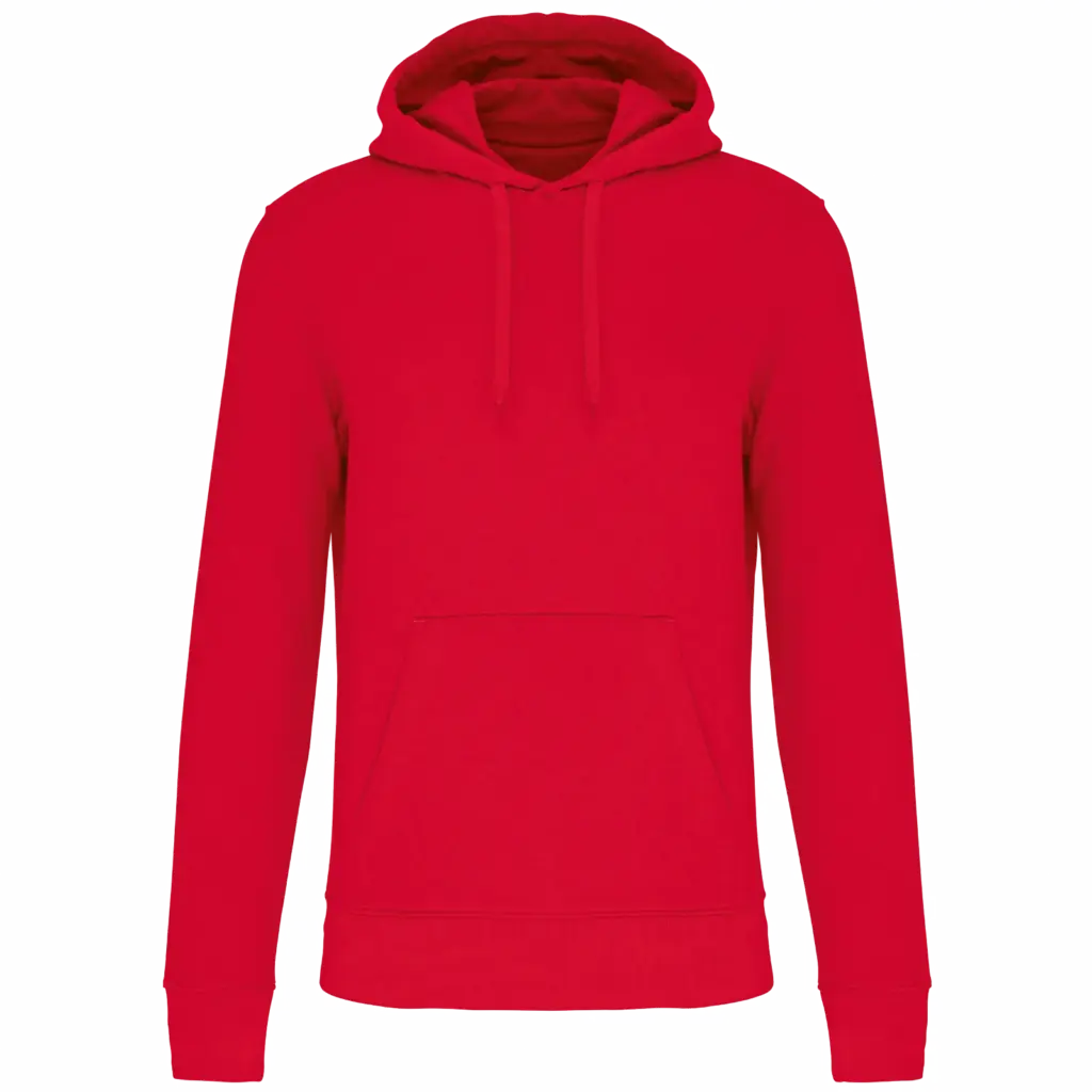 PS_K4027_RED - Hidalgo Ecologische herensweater met capuchon — productfoto 80