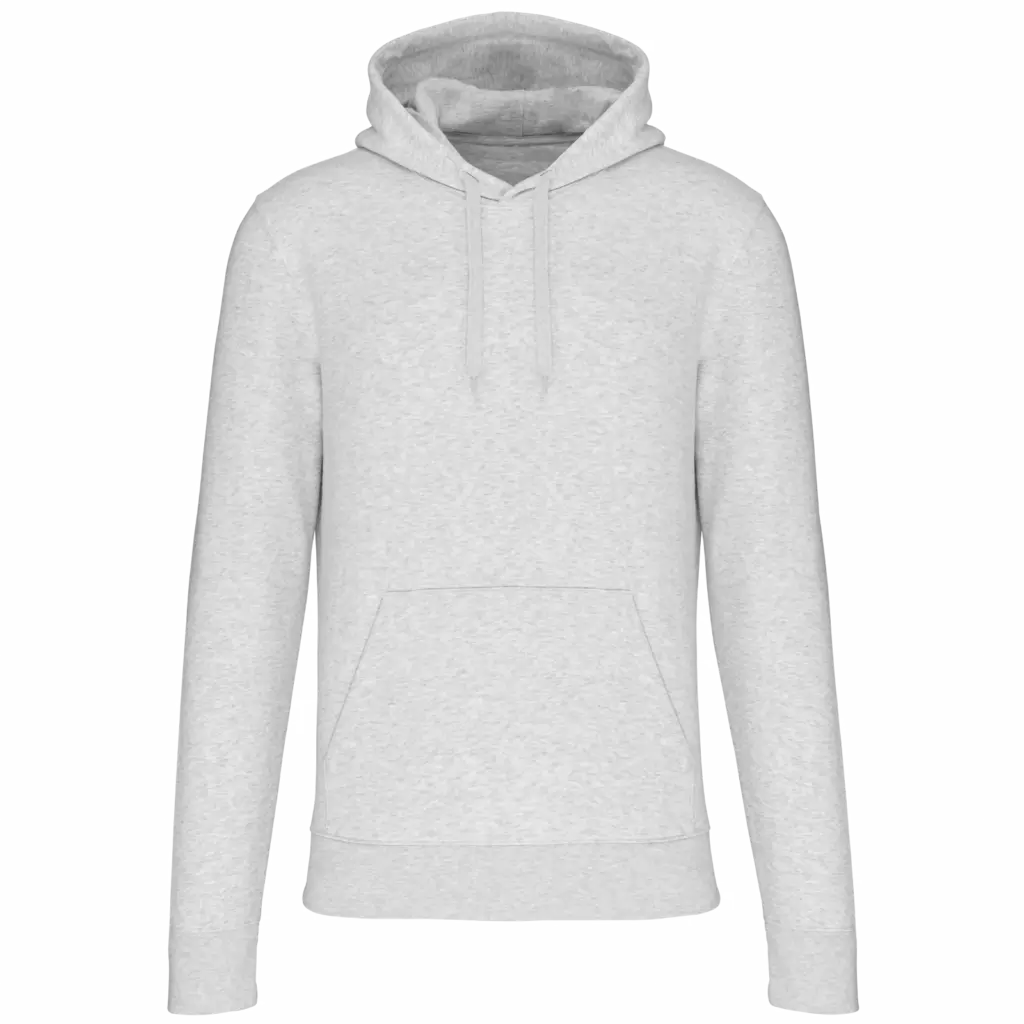 PS_K4027_ASHHEATHER - Hidalgo Ecologische herensweater met capuchon, ash heather — productfoto 11