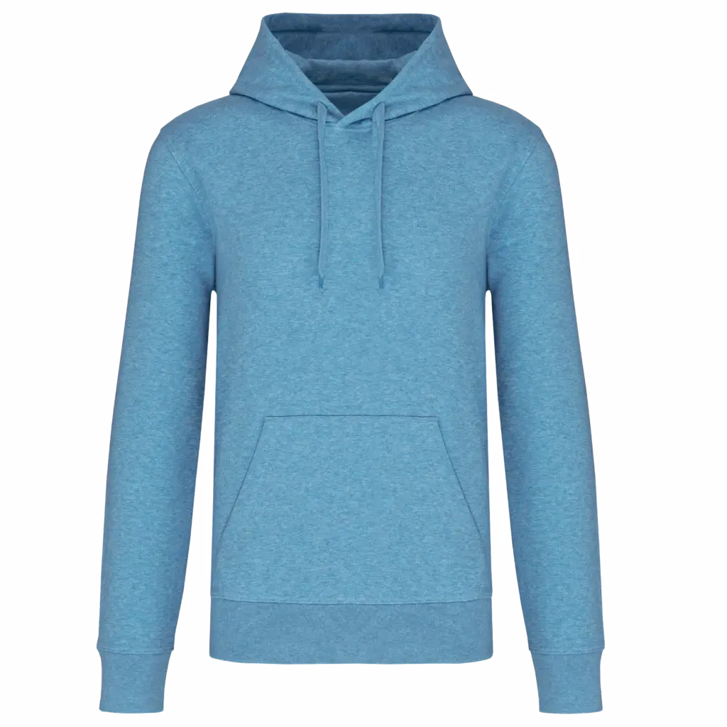 PS_K4027_CLOUDYBLUEHEATHER - Hidalgo Ecologische herensweater met capuchon, cloudy blue heather — productfoto 20