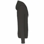 PS_K4027-S_DARKGREY - Hidalgo Ecologische herensweater met capuchon, dark grey — productfoto 25