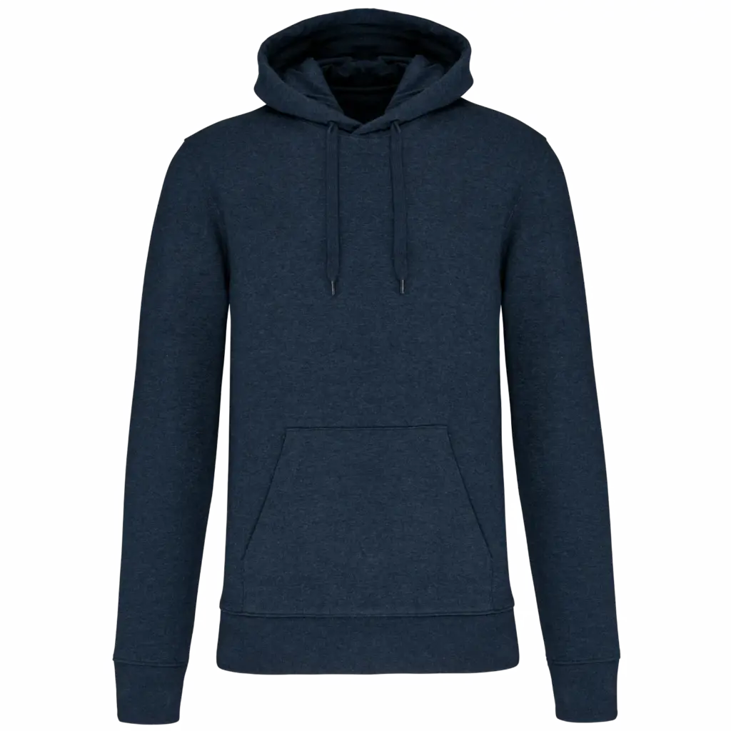 PS_K4027_FRENCHNAVYHEATHER - Hidalgo Ecologische herensweater met capuchon, french navy heather — productfoto 41