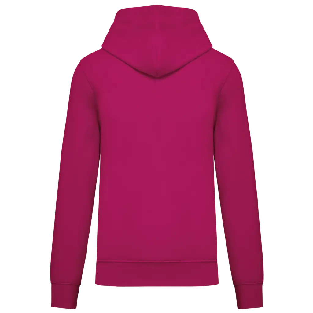 PS_K4027-B_FUCHSIA - Hidalgo Ecologische herensweater met capuchon, fuchsia — productfoto 45